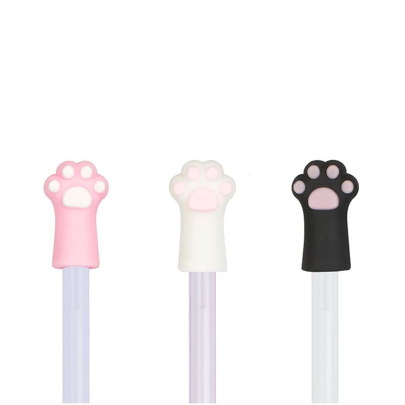 Ручка шариковая MESHU "Paws" синяя, 0,7мм, корпус ассорти 