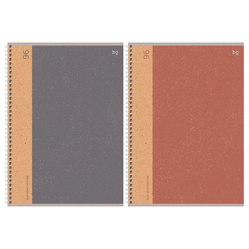 Тетрадь 96л., А4, клетка, на гребне BG "Крафт"