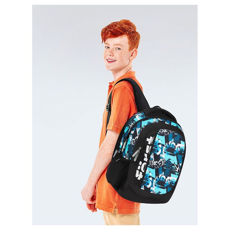 Рюкзак Först F-Trend "Wave" 40*29*18см, 2 отделения, 3 кармана, анатомическая спинка 