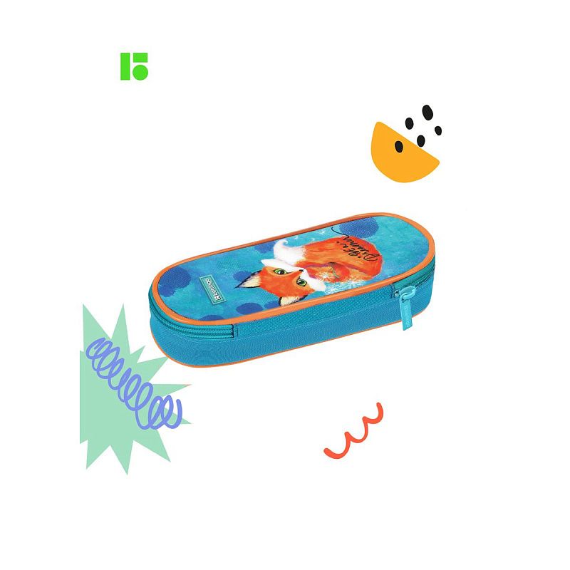 УЦЕНКА - Пенал корпусный 1 отделение, 220*90*45 Berlingo "Little dreamer", полиэстер (осн 351275) 