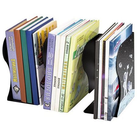 Подставка-держатель для книг и учебников ЮНЛАНДИЯ "Space", раздвижная, металлическая, 237901 