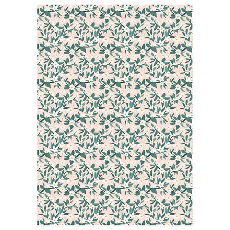 Упаковочная бумага глянц. 70*100см, MESHU "Meadow", 80 г/м2, ассорти, 5 дизайнов