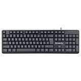 Клавиатура Defender Daily HB-162, USB, черный