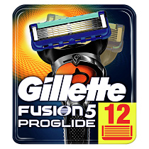 Кассеты для бритья сменные Gillette "Fusion Proglide", 12шт. (ПОД ЗАКАЗ) 