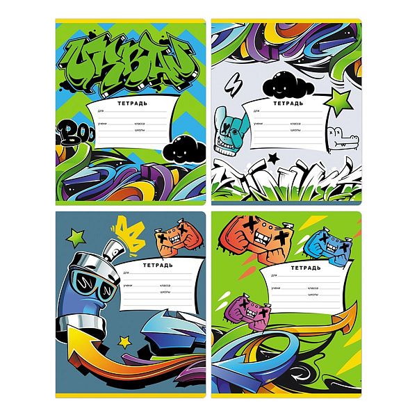 Тетрадь 18л., клетка BG "Bomb", эконом