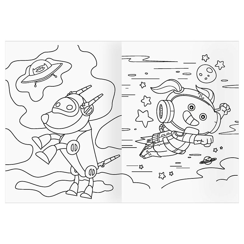 Раскраска А5 ТРИ СОВЫ "Наш друг- робот", 16стр.