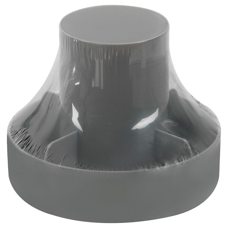 Настольная подставка СТАММ "Метеор", пластиковая, серая