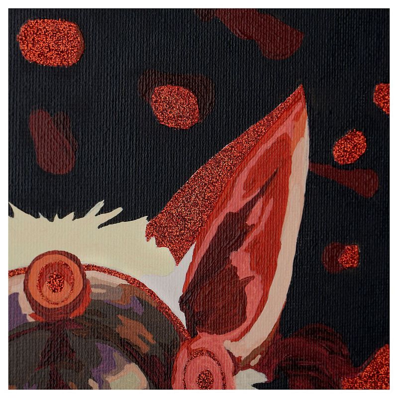 Картина по номерам на холсте с глиттером ТРИ СОВЫ "Аниме", 30*40, с акриловыми красками и кистями