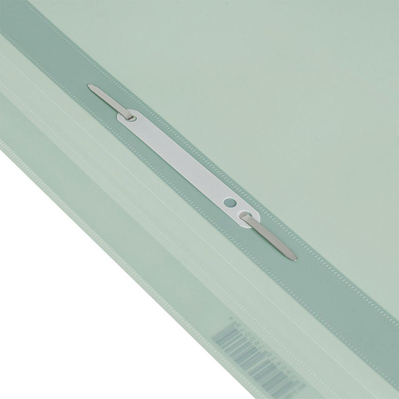 Папка-скоросшиватель пластик. СТАММ "Акцент" А4, 180мкм, эвкалиптовая с прозр. верхом 