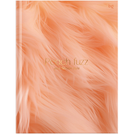 Бизнес-блокнот А5, 80л., BG "Peach Fuzz", soft-touch ламинация, тиснение фольгой