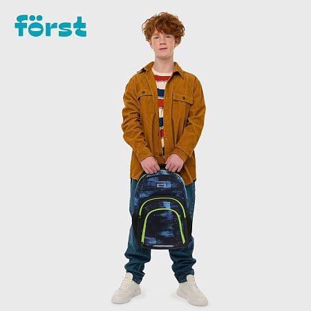 Рюкзак Först F-Line "Free people" 42*27*16см, 1 отделение, 5 карманов, уплотненная спинка 