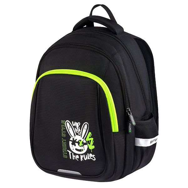 Рюкзак Berlingo Comfort "The Rules" 38*27*18см, 3 отделения, 3 кармана, эргономичная спинка