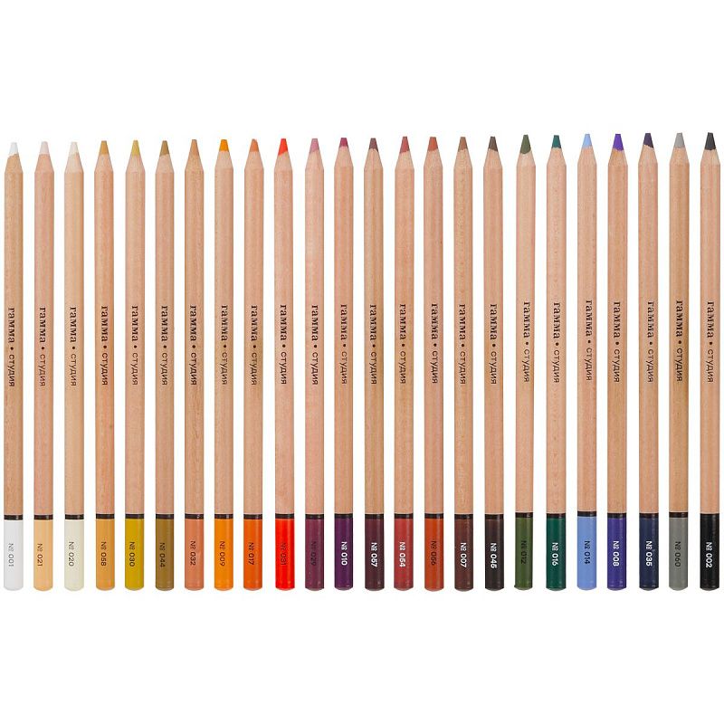 Пастельные карандаши Гамма "Студия", 24цв.