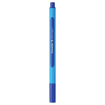Набор шариковых ручек Schneider "Slider Edge F" 4шт., синие, 0,8мм, трехгранный корпус, блистер 