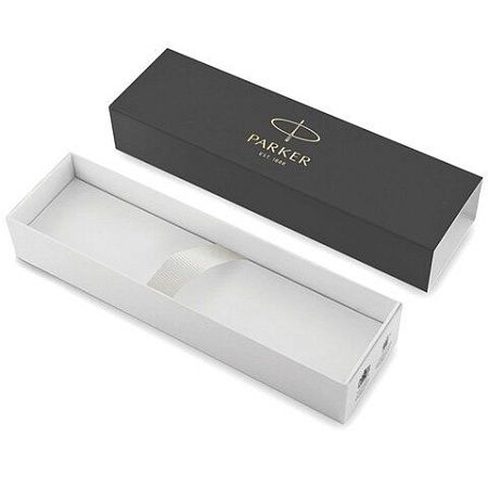 Ручка шариковая PARKER "IM Premium Warm Silver GT", корпус матовое серебро, позолота, синяя, 1931687 