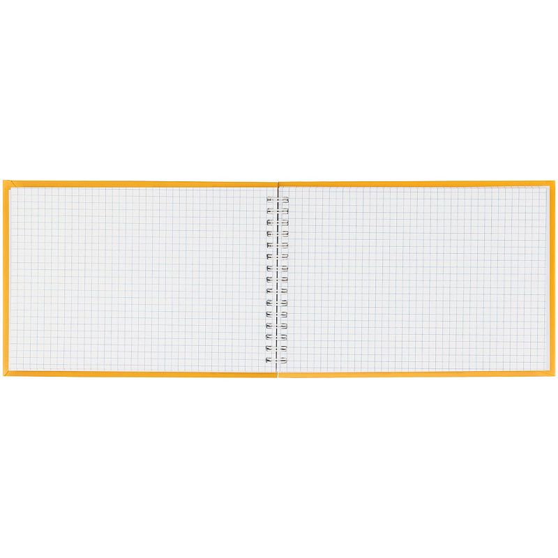 Блокнот А5 80л. на гребне BG "Your poster", твердая обложка, матовая ламинация, выб. лак