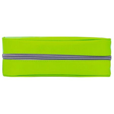 Пенал-косметичка BRAUBERG, мягкий, "KING SIZE NEON GREEN", 20х8х9 см, 229020 
