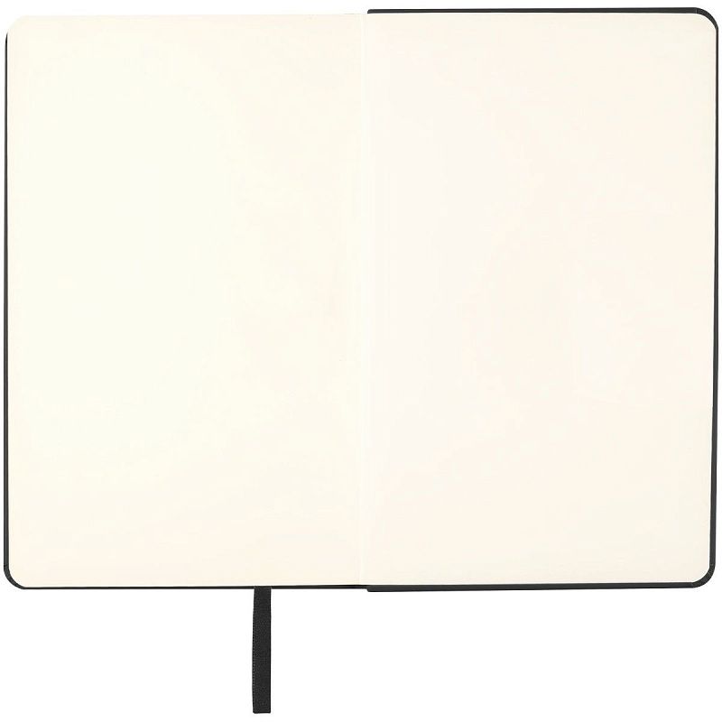 Скетчбук 80л., 130*210 Гамма "Студия", черный, твердая обложка, на резинке, слоновая кость, 140г/м2