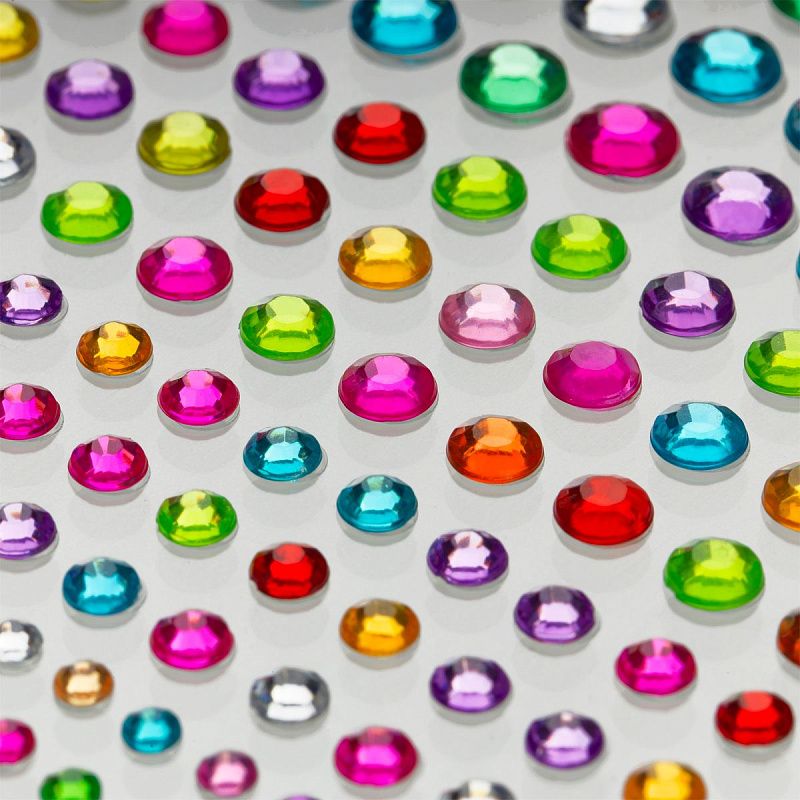 Стразы для макияжа и волос MESHU "A large set" 465 наклеек, инд. уп., европодвес