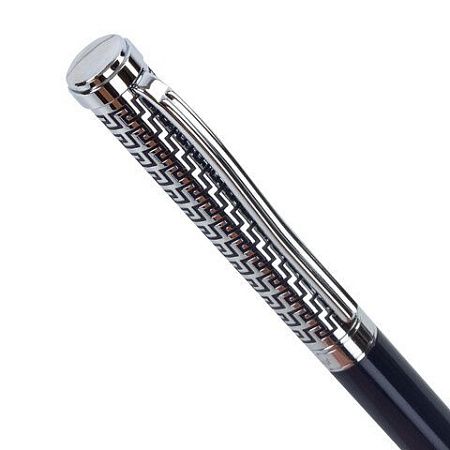 Ручка подарочная шариковая GALANT "Empire Blue", корпус синий с серебристым, хромированные детали, пишущий узел 0,7 мм, синяя, 140961 