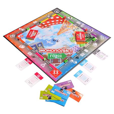 Игра настольная Десятое королевство "Монополист. Город", картонная коробка