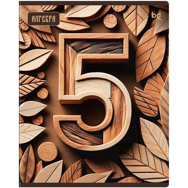 Тетрадь предметная 48л. BG "Дерево знаний" - Алгебра, soft-touch ламинация