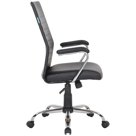 Кресло руководителя Helmi HL-E42 "Express", экокожа черная