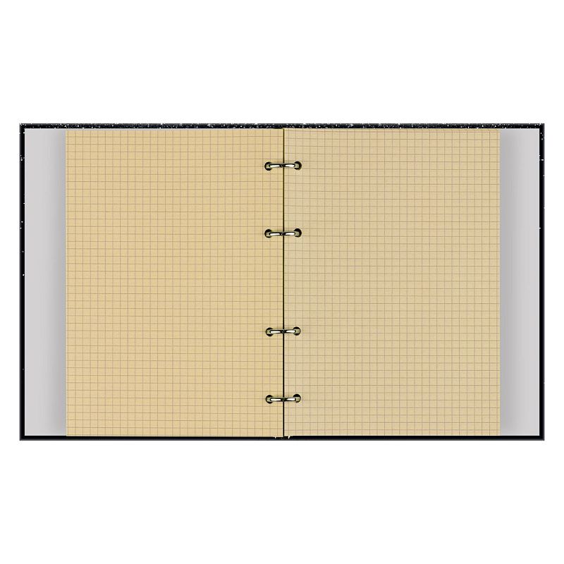 Тетрадь на кольцах А5, 200л., BG "Dark miracle", 4 цвет. блок, глянцевая ламинация