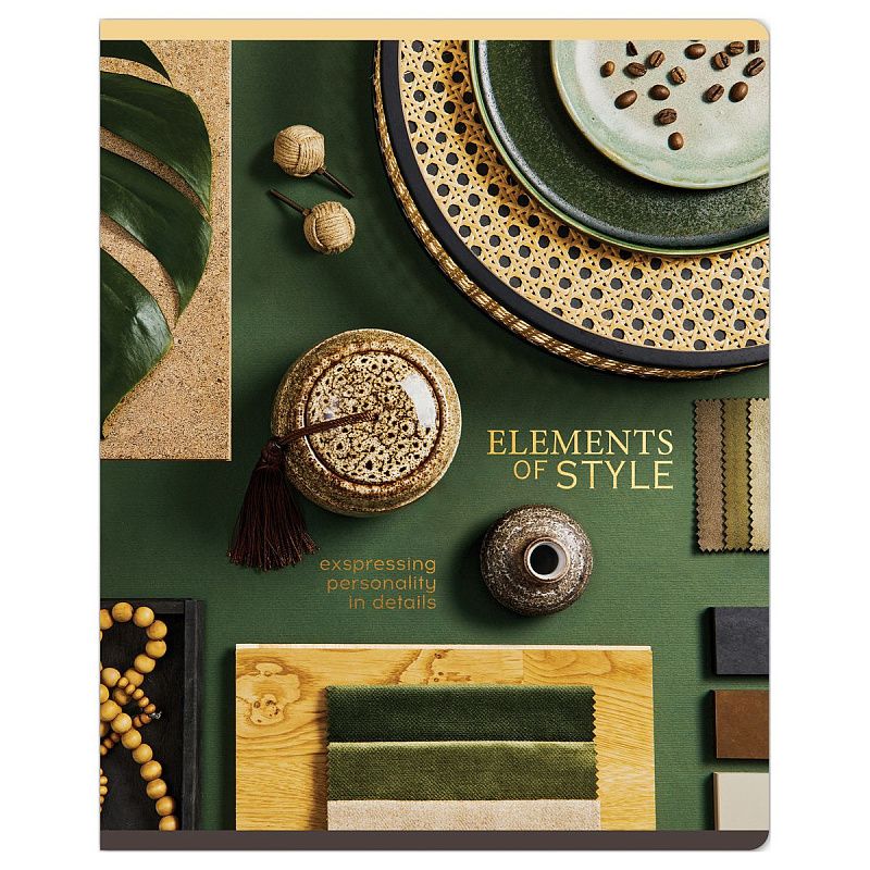 Тетрадь 48л., А5, клетка Greenwich Line "Stylish details", матовая ламинация, тиснение фольгой, 70г/м2