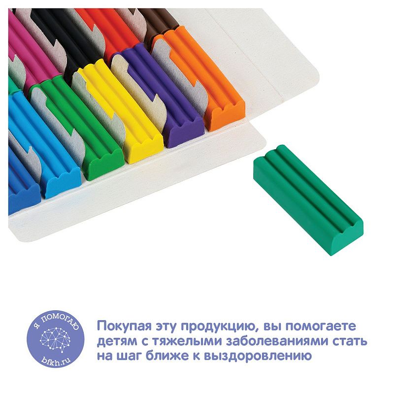 Пластилин Мульти-Пульти "Енот в сказке", 12 цветов, 120г, картон