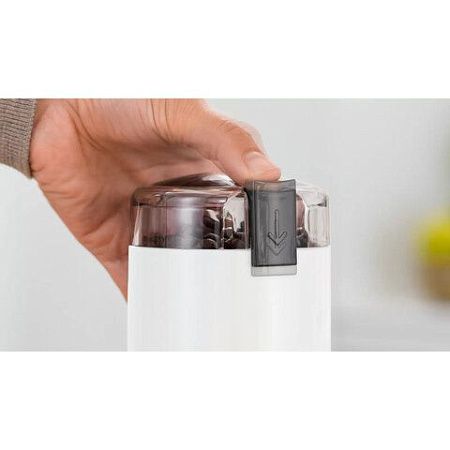 Кофемолка BOSCH MKM6000, мощность 180 Вт, вместимость 75 г, пластик, белая