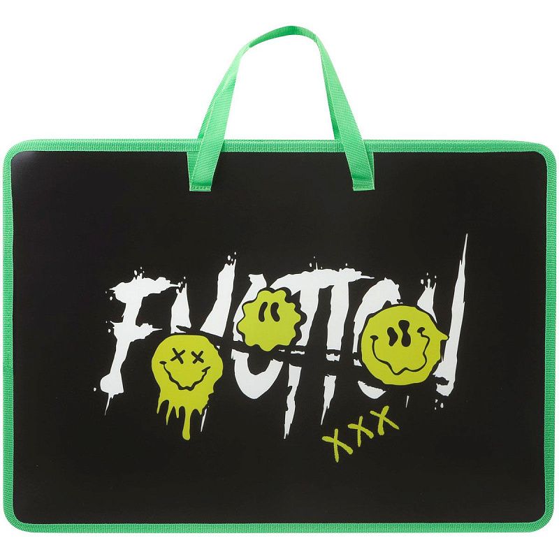 Папка для чертежей и рисунков А3 ArtSpace "Smile", пластик, 85мм, на молнии 