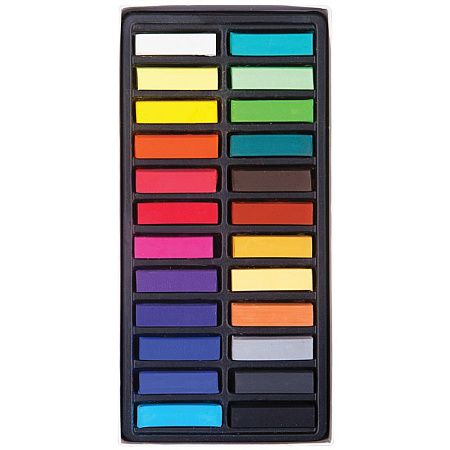 Пастель Faber-Castell "Soft pastels", 24 цвета, мини, картон. упаковка