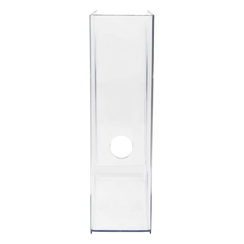 Лоток для бумаг вертикальный СТАММ "Актив", прозрачный, ширина 70мм