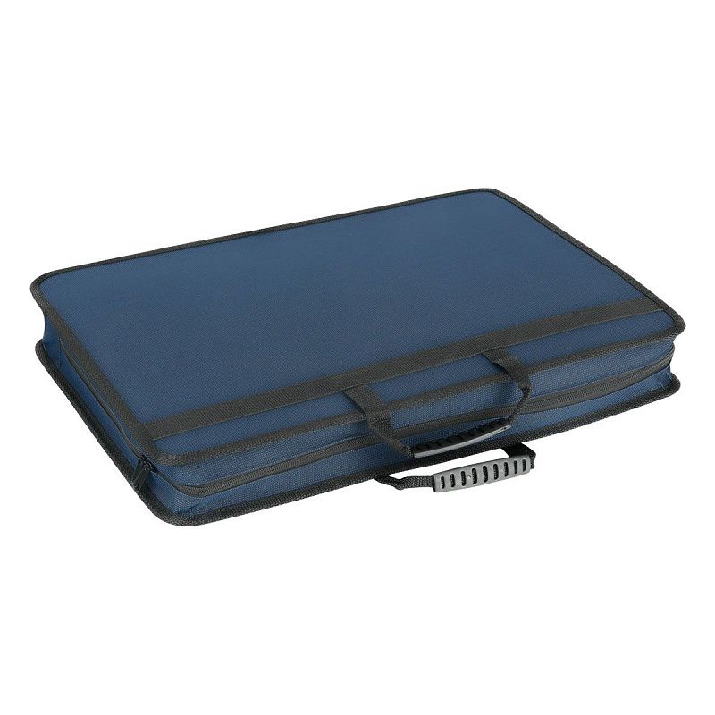 Сумка деловая OfficeSpace "Glasgow" А3, ткань, ассорти, 2 отделения, молния 