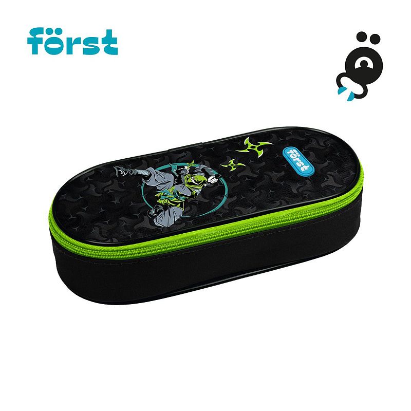 Пенал корпусный 1 отделение, 220*90*45 Först "Ninja", полиэстер 