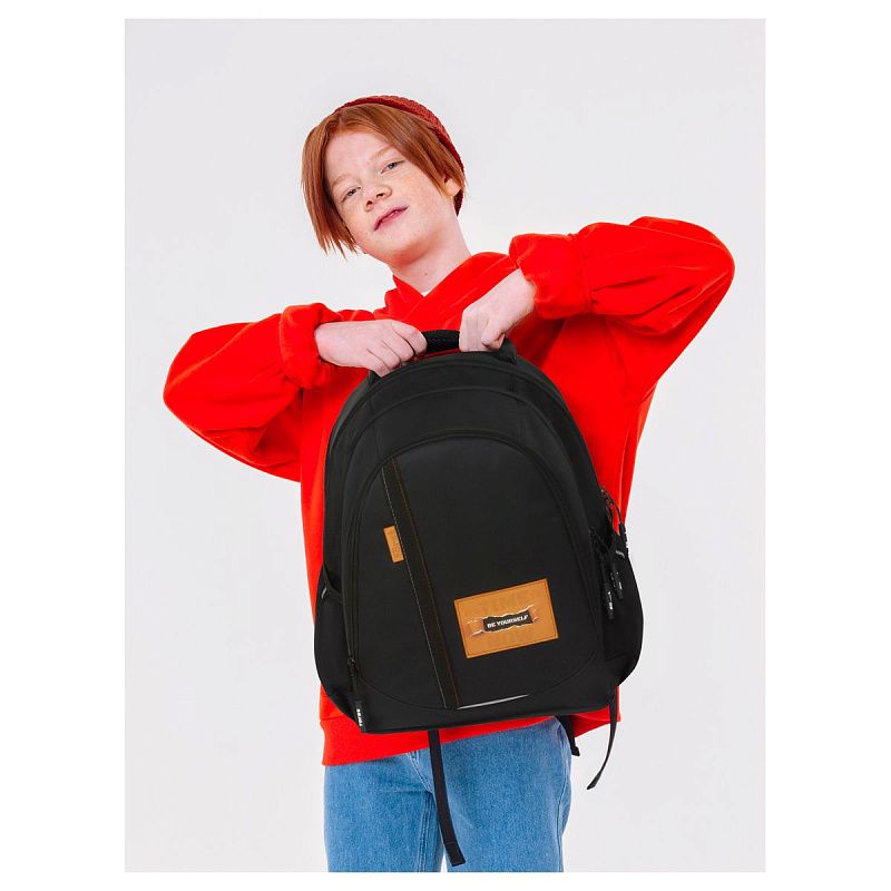 Рюкзак Först F-Junior "Be yourself" 38*29*18см, 3 отделения, 2 кармана, анатомическая спинка 