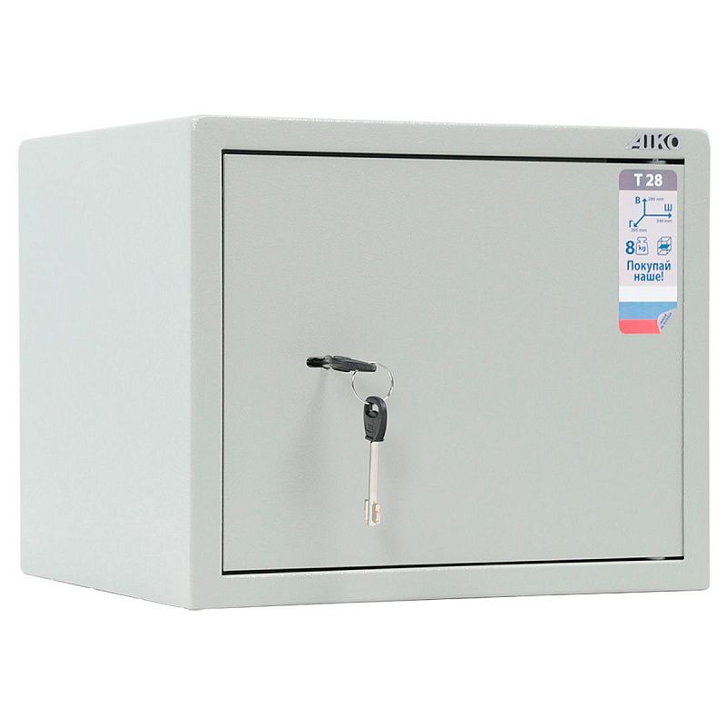 Сейф мебельный Aiko Т-28 (ключ/замок), Н0 класс взломостойкости (ПОД ЗАКАЗ)