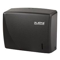 Диспенсер для полотенец LAIMA PROFESSIONAL ORIGINAL (Система H2), Z-сложения, черный, ABS-пластик, 605760 Диспенсер для полотенец LAIMA PROFESSIONAL ORIGINAL (Система H2), Z-сложения, черный, ABS-пластик, 605760