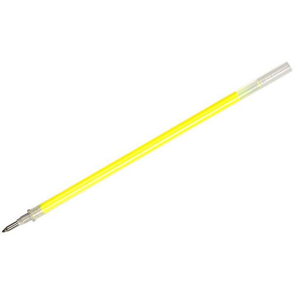 Стержень гелевый Crown "Hi-Jell Color" желтый, 138мм, 0,7мм