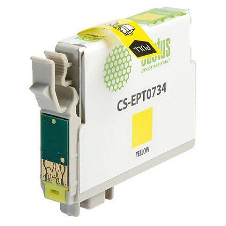 Картридж струйный CACTUS (CS-EPT0734) для EPSON Stylus С79/СХ3900/4900/5900/7300, желтый 