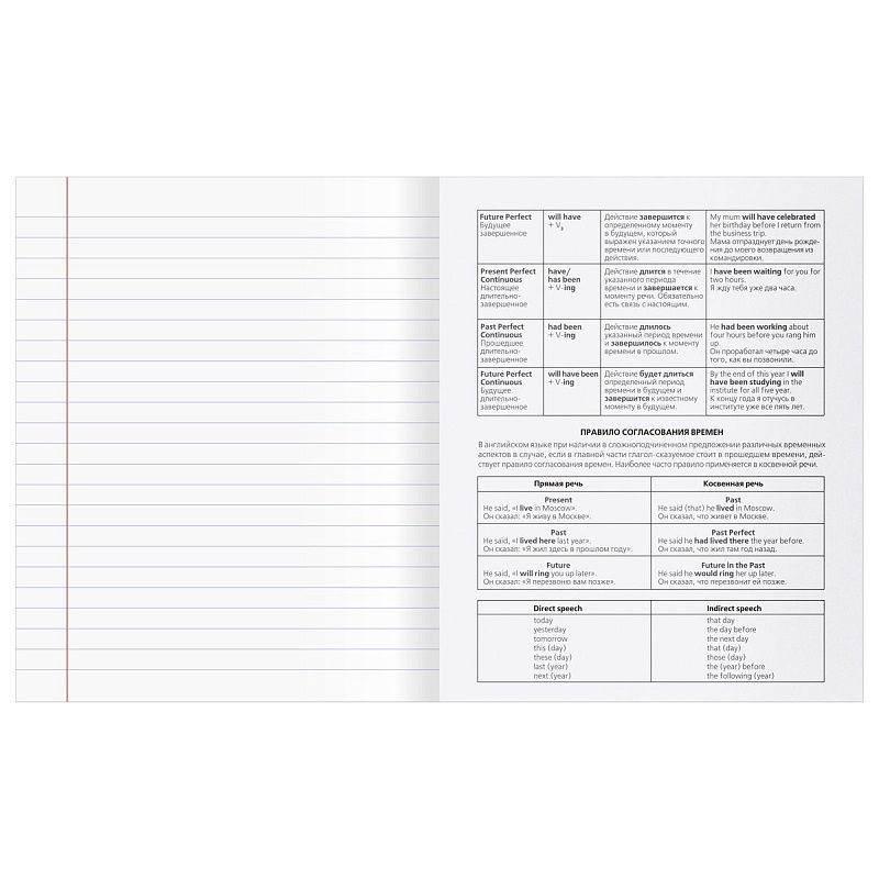 Тетрадь предметная 40л. BG "Робот" - Русский язык, эконом