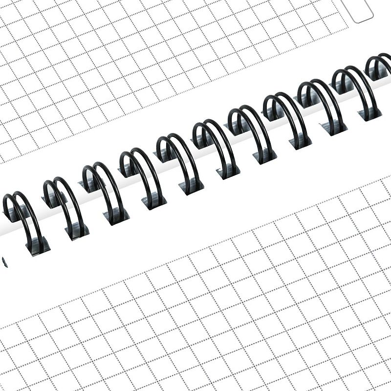 Тетрадь 80л., А5, клетка на гребне BG "Грация цвета", soft-touch ламинация, твердая обложка