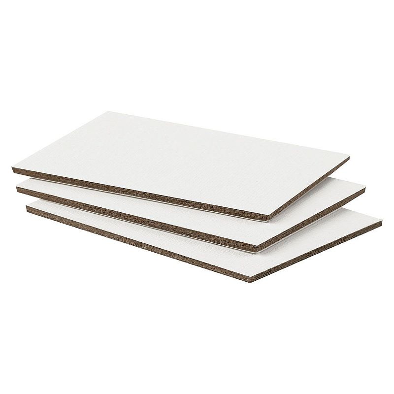 Набор холстов на картоне Гамма "Студия", 3шт., 6*8см, 100% хлопок, 280г/м2, мелкое зерно