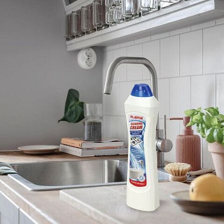 Чистящее средство универсальное крем 520 мл, LAIMA "White fresh", 608659 