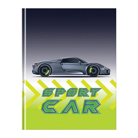 Бизнес-блокнот А5, 80л., BG "Sport Car", глянцевая ламинация, тиснение голографической фольгой