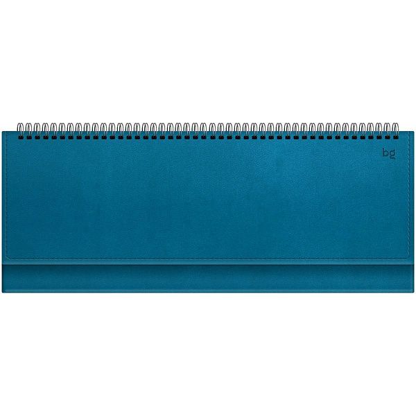 Планинг недатированный, 56л., 330*130мм, кожзам, BG "Winner. Dark teal", бирюзовый