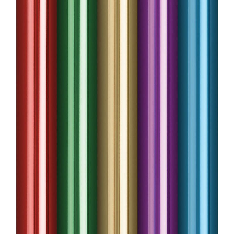 Упаковочная бумага глянц. 70*100см, MESHU, 60г/м2, ассорти 5 дизайнов