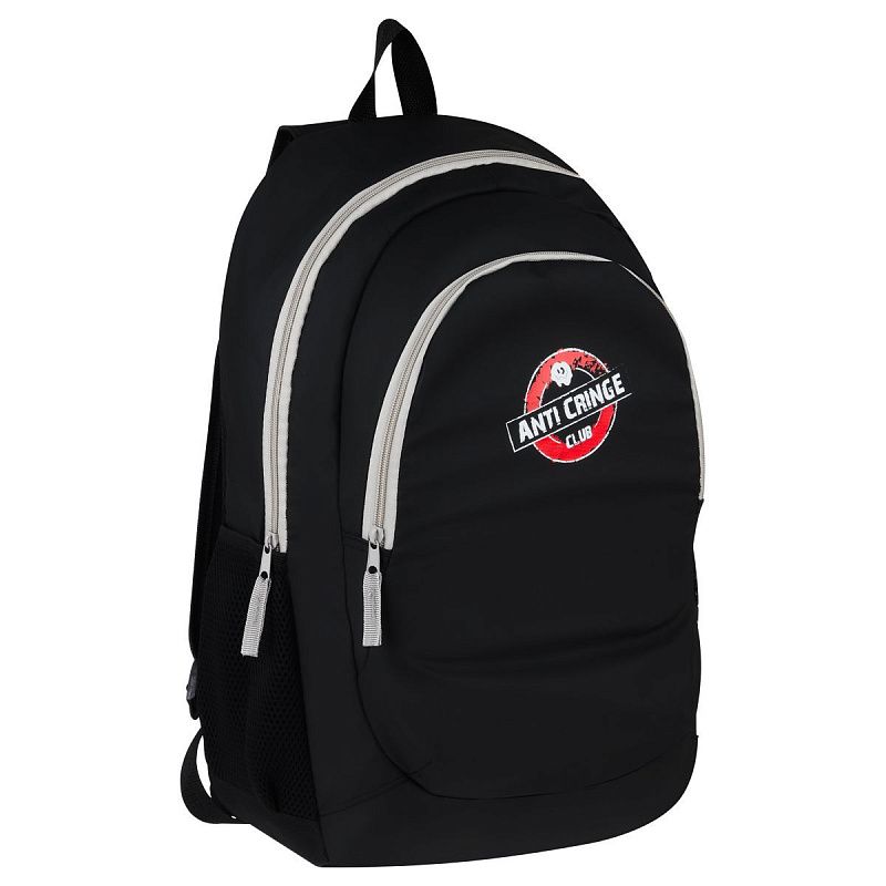 Рюкзак ArtSpace Classic "Anti Cringe", 45*30*16 см, 2 отделения, 2 кармана, PU покрытие, уплотн. спинка