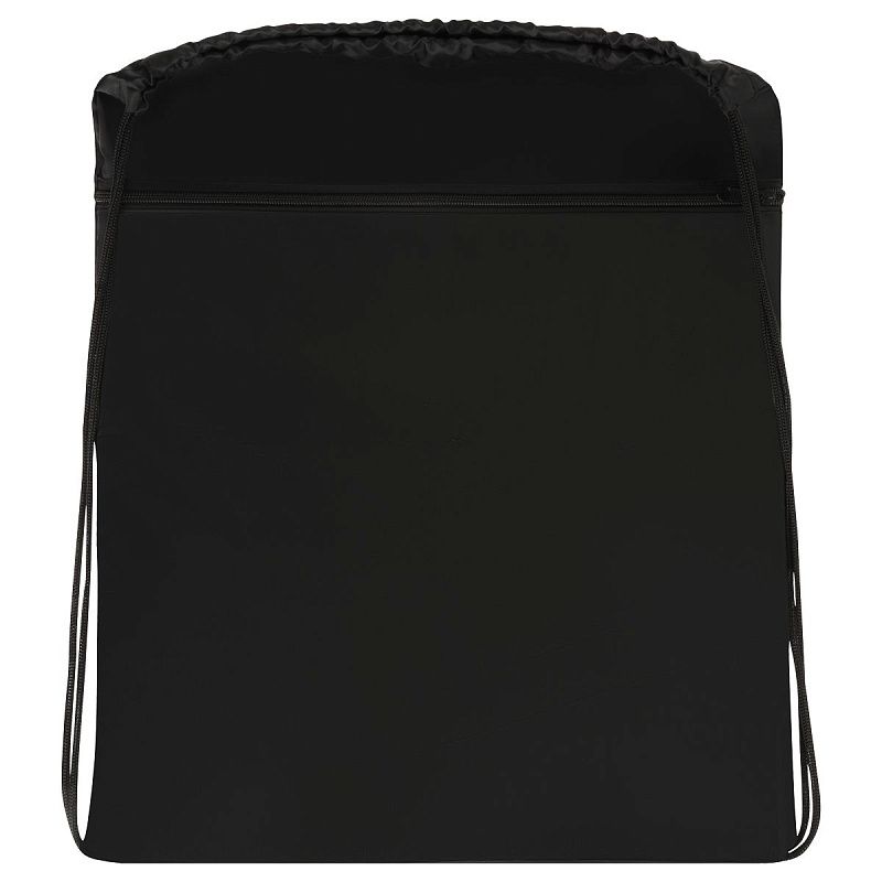 Мешок для обуви 1 отделение ArtSpace, увеличенный объем, карман на молнии, 410*490мм, черный 